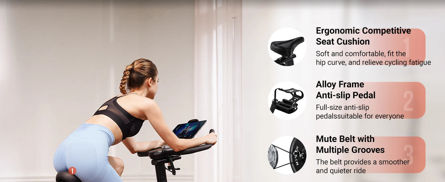 Auto Resistance Bluetooth Stationary Bike
