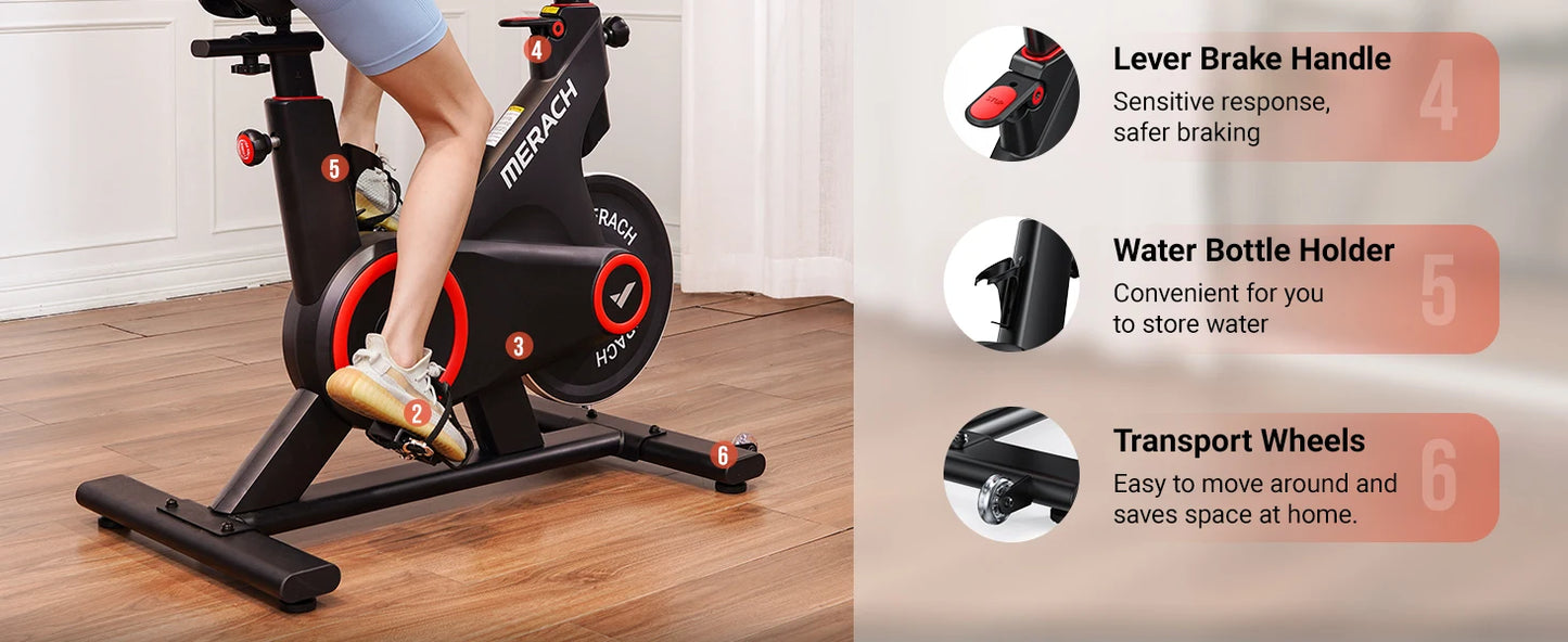 Auto Resistance Bluetooth Stationary Bike