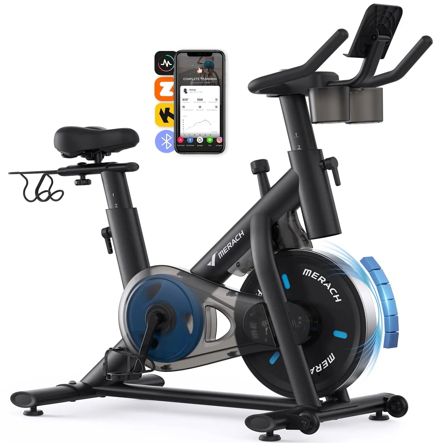 Exercise Magnetic Stationary Bike with Exclusive App