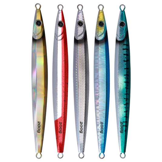 100g 130g 160g 200g Metal Jigging Lure Artificial Sea Fishing