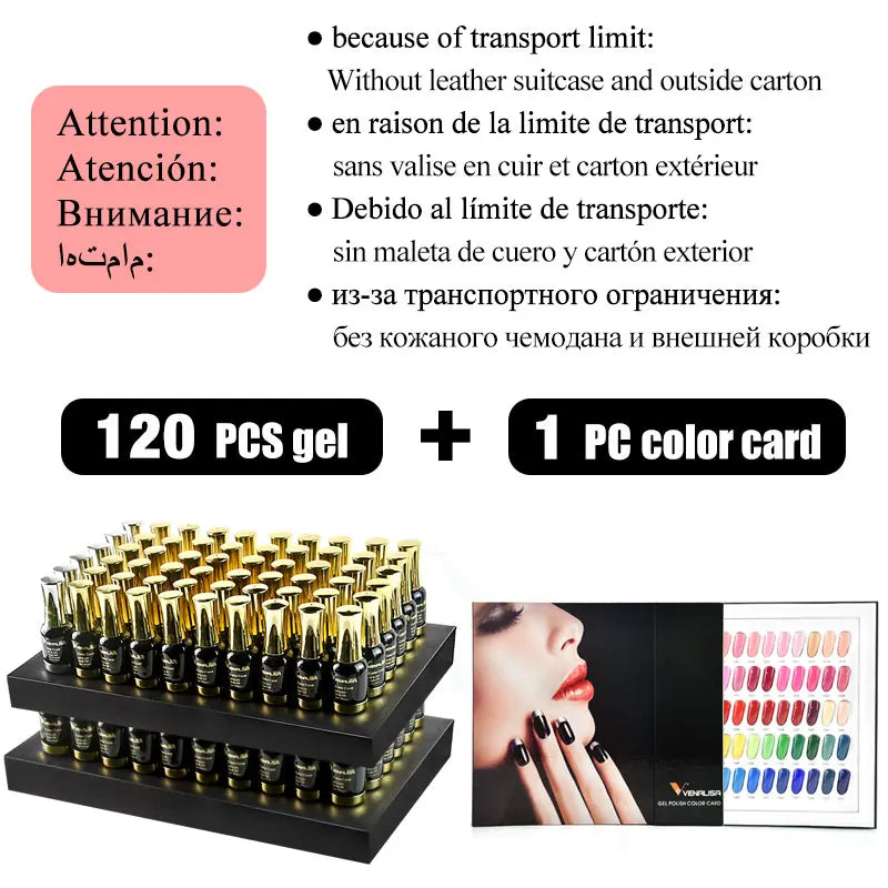 120pcs Gel Polish Set Gel Enamel Kit