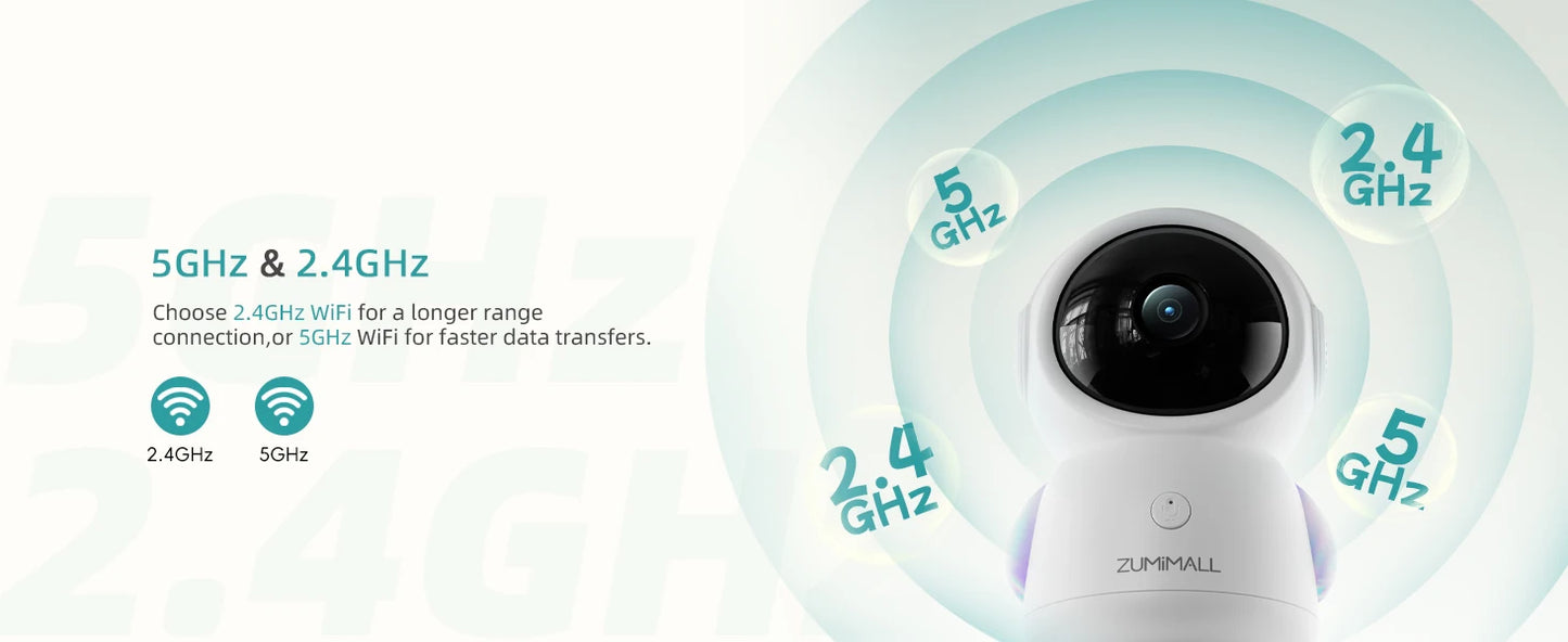 Wired security Camera, WiFi Baby/Pet Monitor