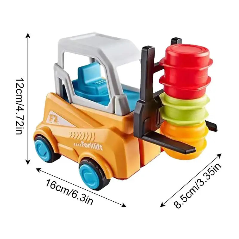 Construction Toy Stacking Educational Forklift Game