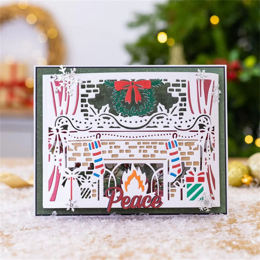 Christmas Elements Metal Cutting Dies For Scrapbooking