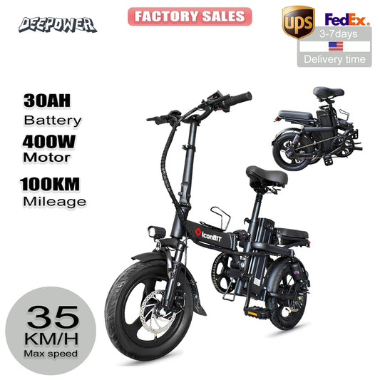 Adult Fat Tire Folding Electric Bicycle