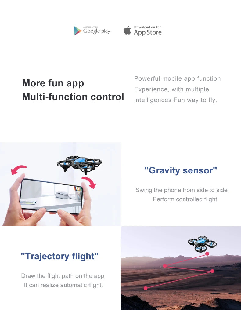 Mini Drone 4k  Wide Angle Camera WiFi