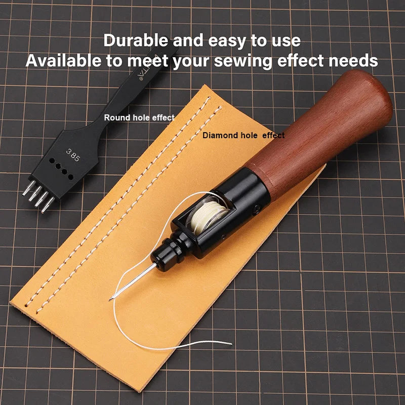 Leather Stitching Awl Thread Kit