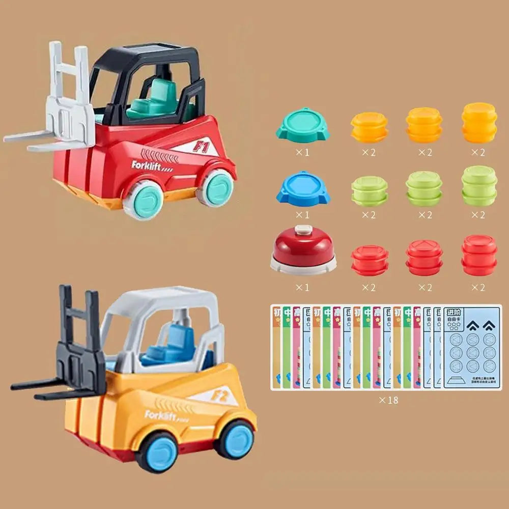 Construction Toy Stacking Educational Forklift Game