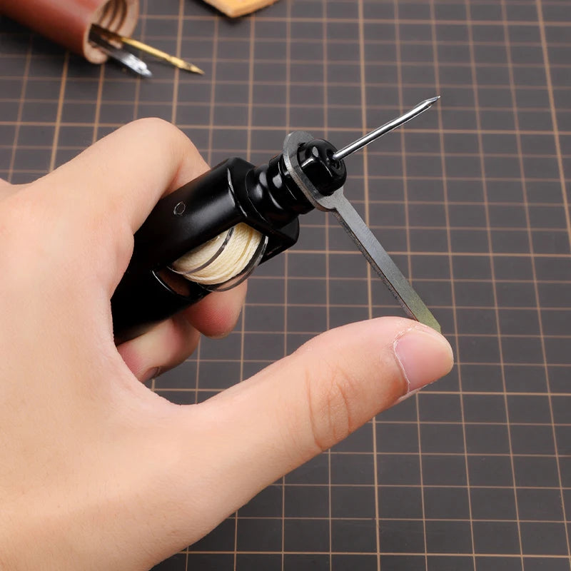 Leather Stitching Awl Thread Kit