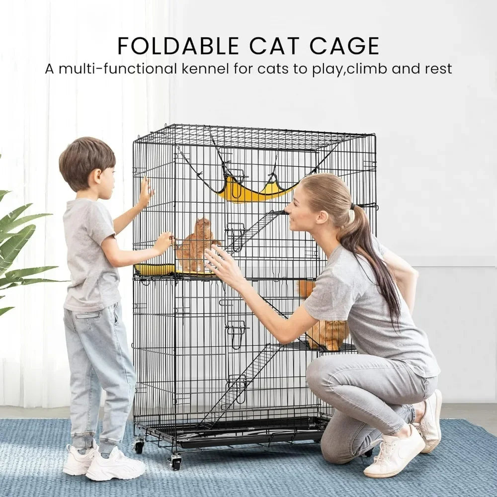 Folding Small Animal Cage