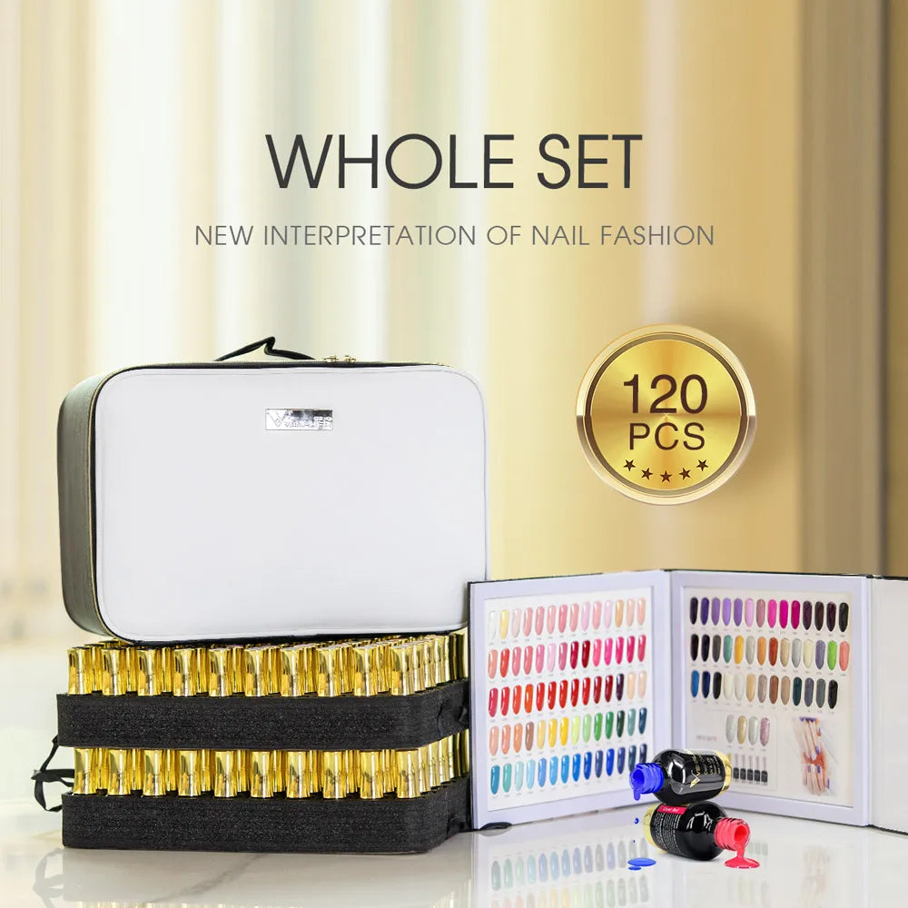 120pcs Gel Polish Set Gel Enamel Kit