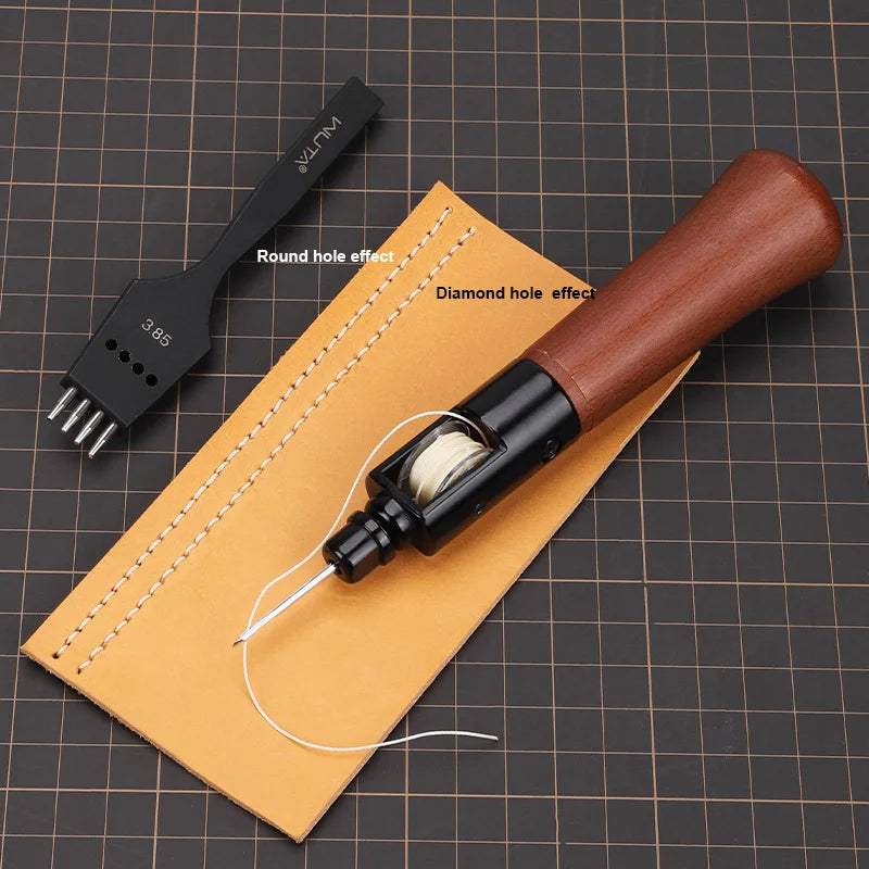 Leather Stitching Awl Thread Kit