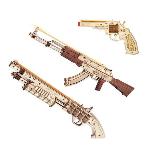 3D Wooden Gun Model Building Kit