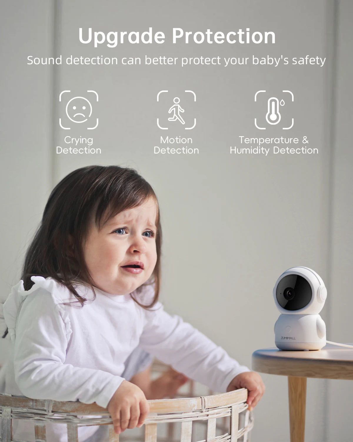 Wired security Camera, WiFi Baby/Pet Monitor