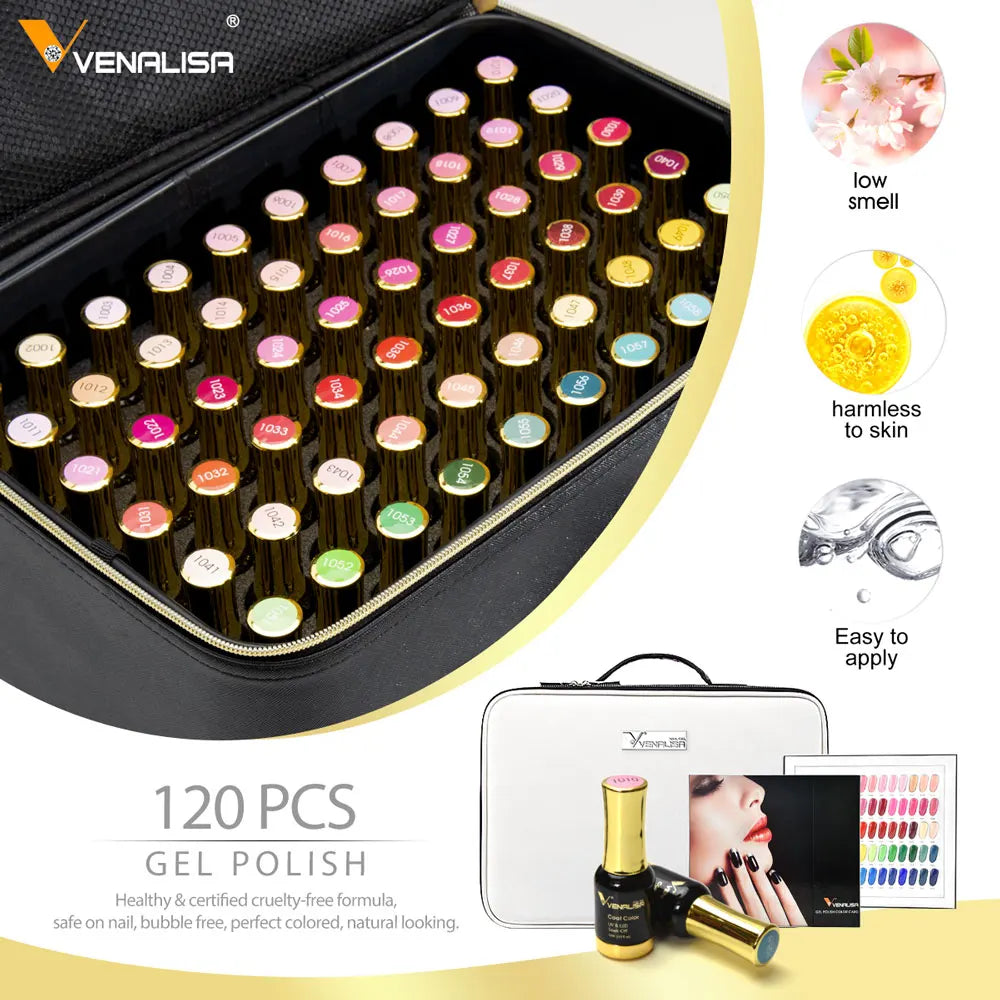 120pcs Gel Polish Set Gel Enamel Kit