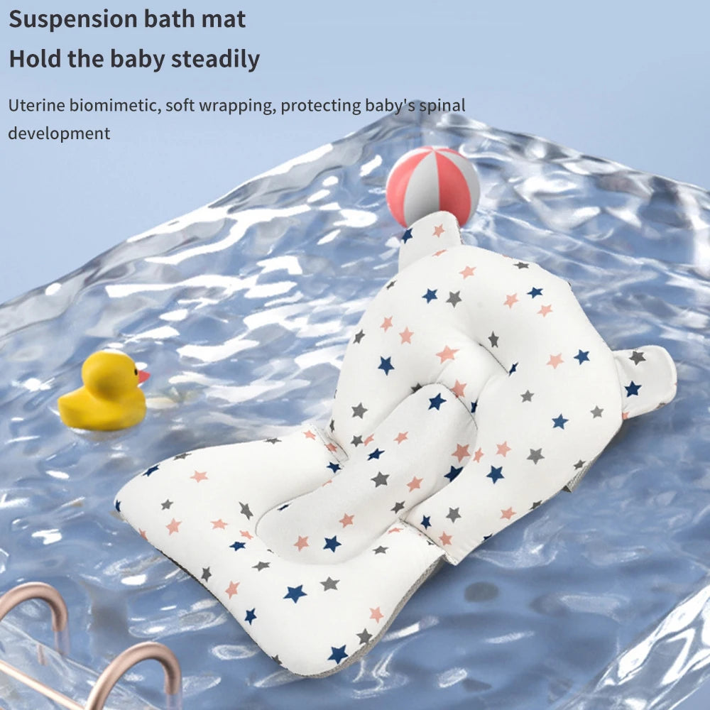 Portable Collapsible Baby Bathtub with Soft Cushion