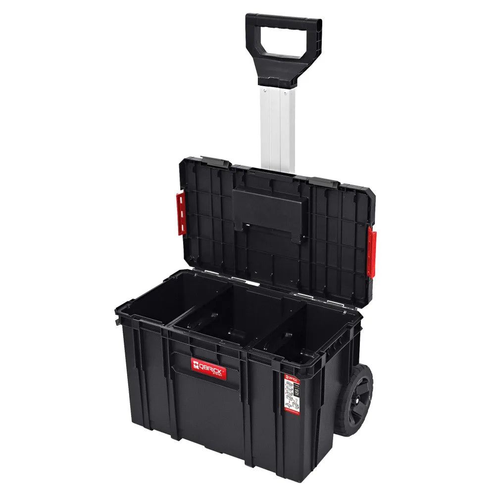 Suitcase Tool Box Organizer, Wheeled Multifunctional