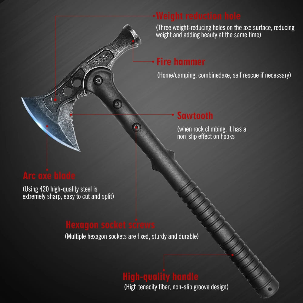 Multifunctional Axe, Tomahawk Sharp Durable