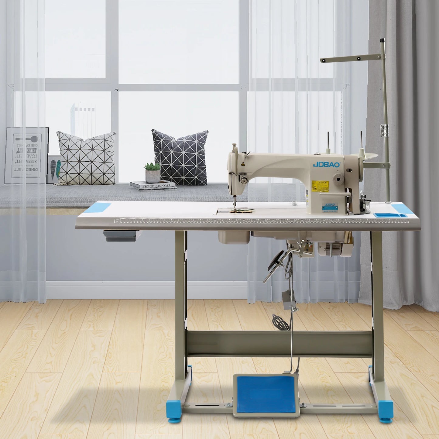 Sewing Machine Set with Motor + Table Stand