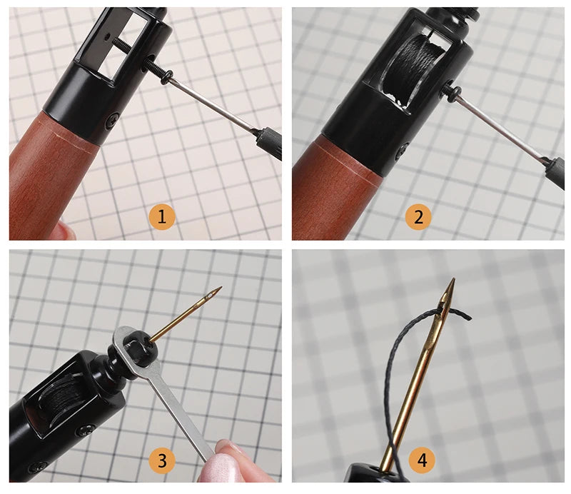 Leather Stitching Awl Thread Kit